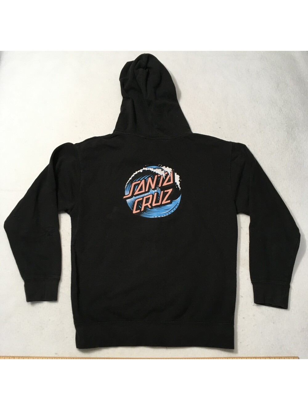 Santa Cruz Skateboards Hoody Wave Dot Pullover Black MEDIUM